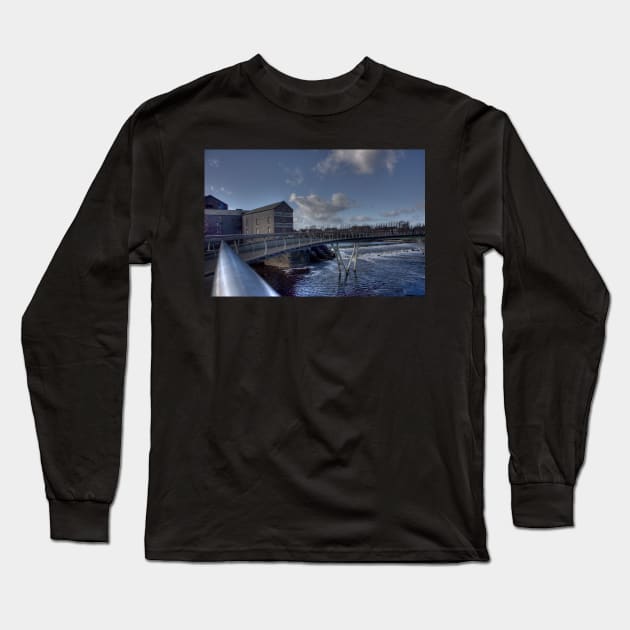 Castleford Millenium Bridge Long Sleeve T-Shirt by TheBigYin